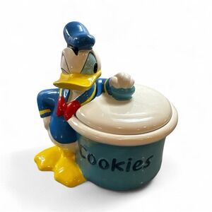 Vintage Donald Duck | Donald's Cookies | Ceramic Cookie Jar Disney Collectible‎